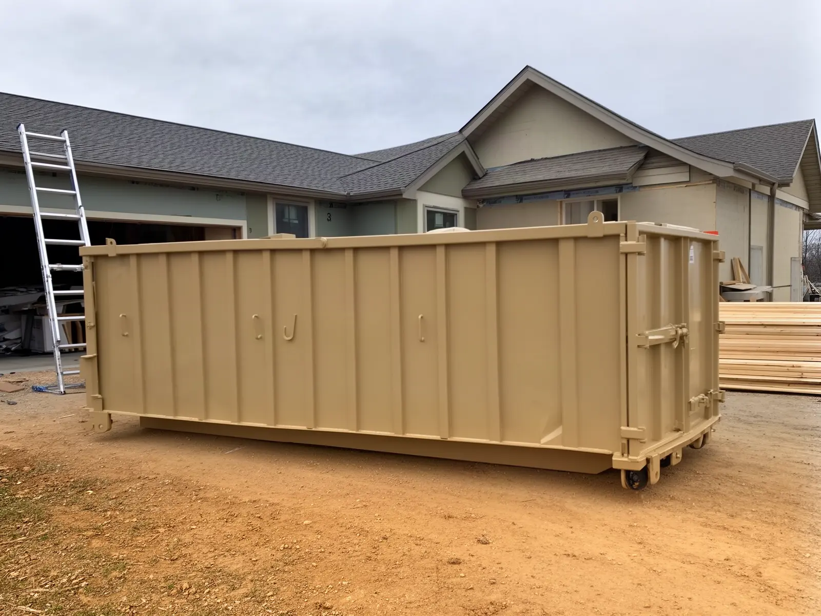 Roll-off dumpster from Jason's Dumpster Rental in Reno, NV